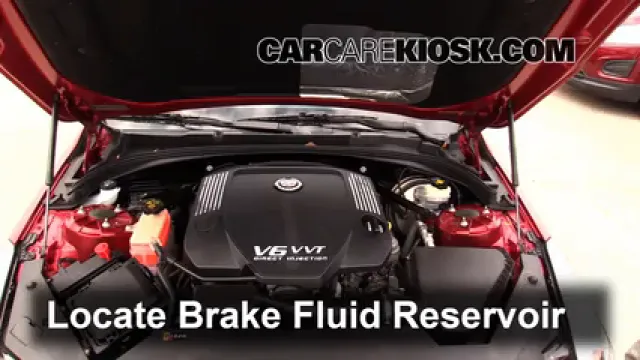 2013 Cadillac ATS Performance 3.6L V6 FlexFuel Liquide de frein Ajouter du liquide